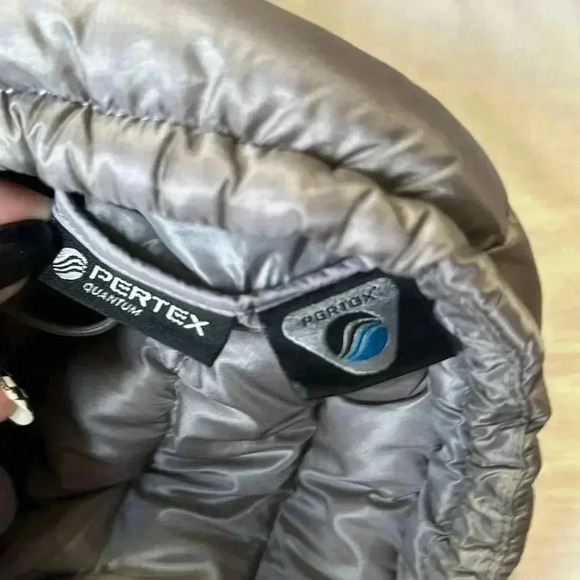 NORTH FACE Women’s Thunder Jacket XS Metallic silver 800 fill down Zip up - Picture 6 of 7